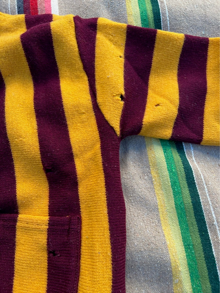 40s/50s Striped Stadium Sweater