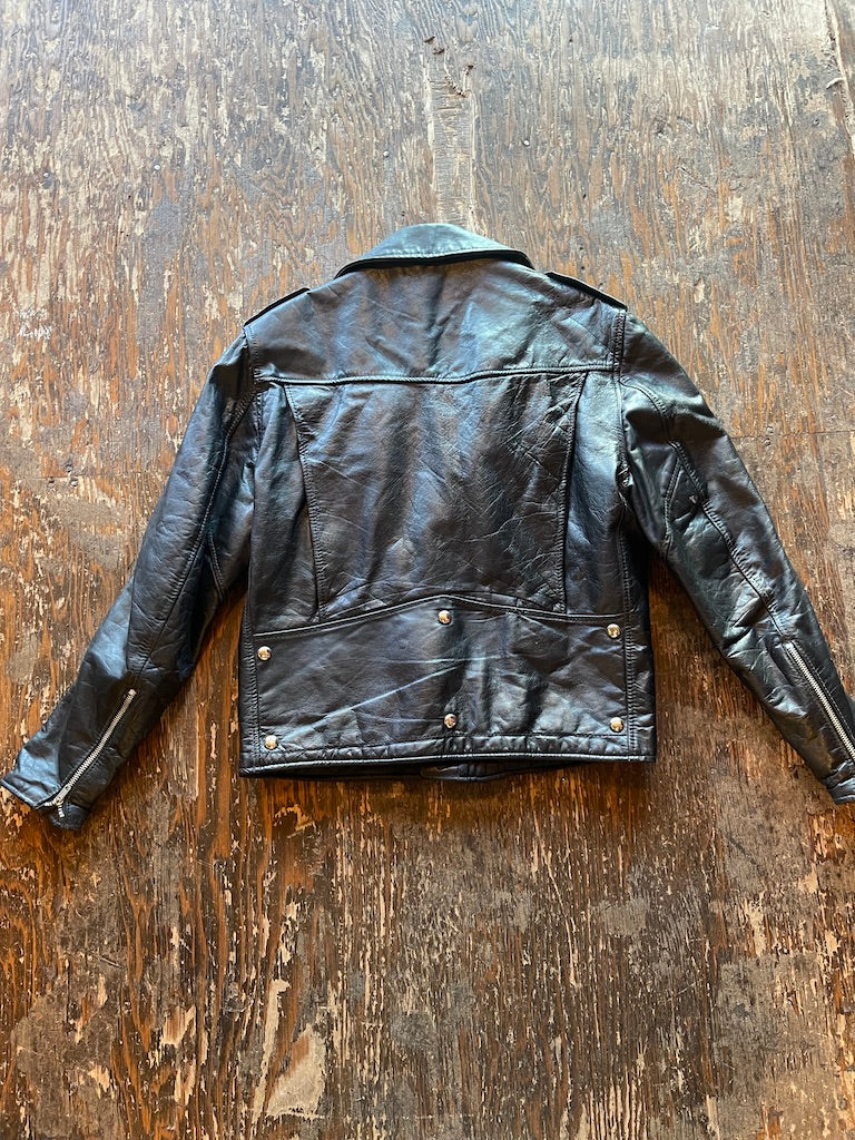 VTG Leather Moto Jacket AS IS