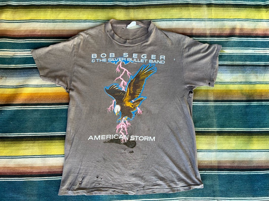 1986 Bob Seger American Storm Tour Tee