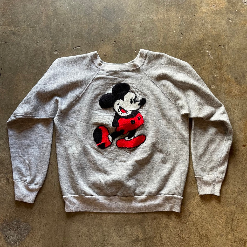 Vintage Tufted Mickey Crewneck