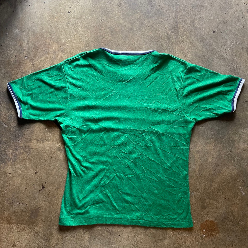 VTG Single Stitch Green Athletic Tee