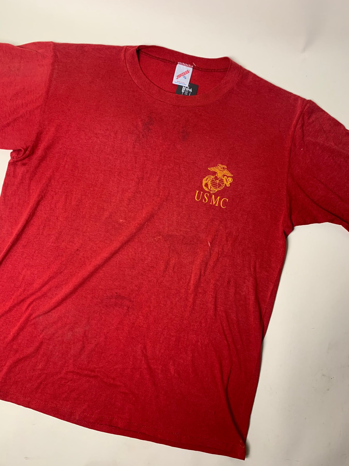 Vtg. USMC Red Tee (L)