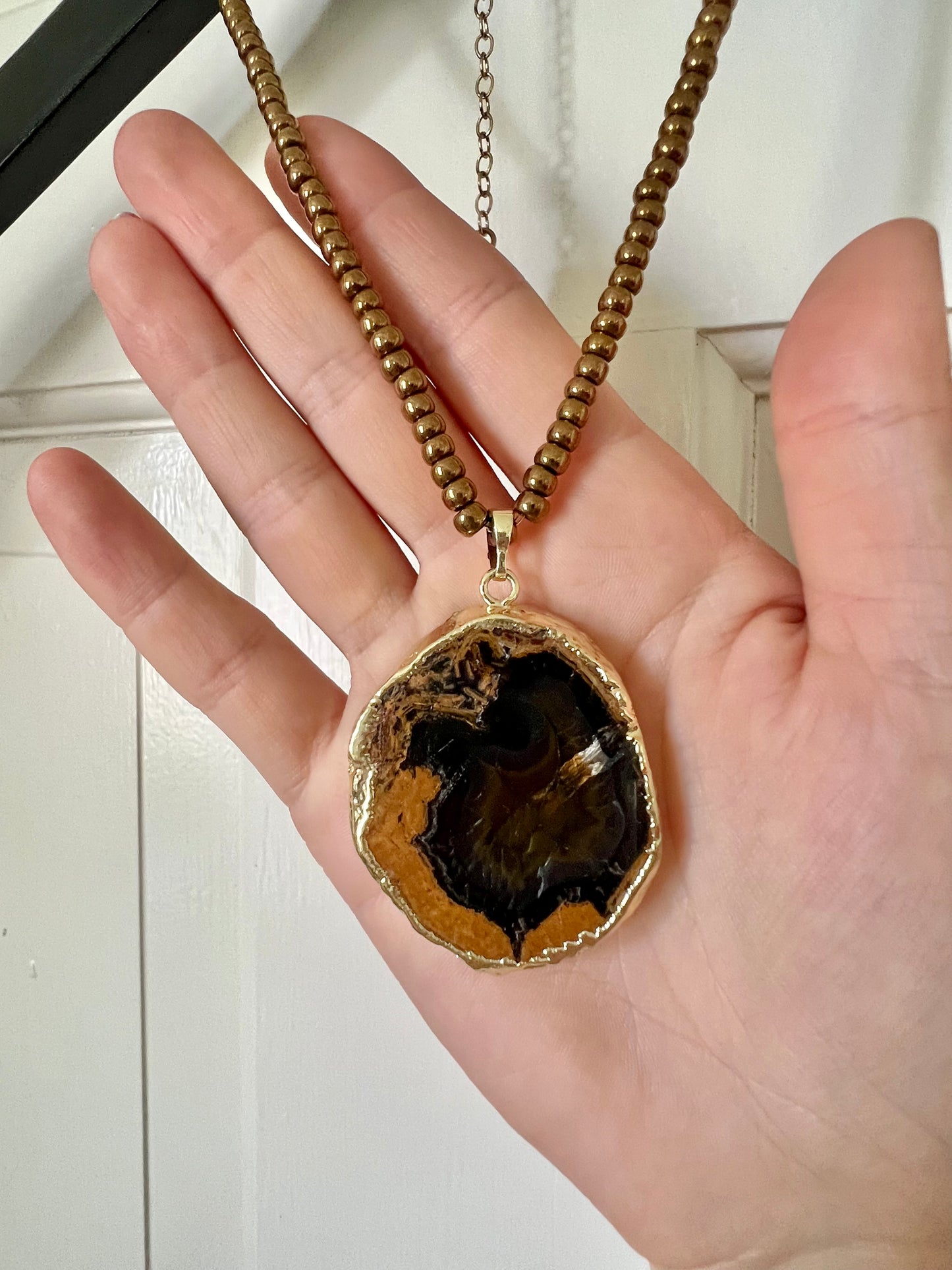 Petrified Wood Necklace