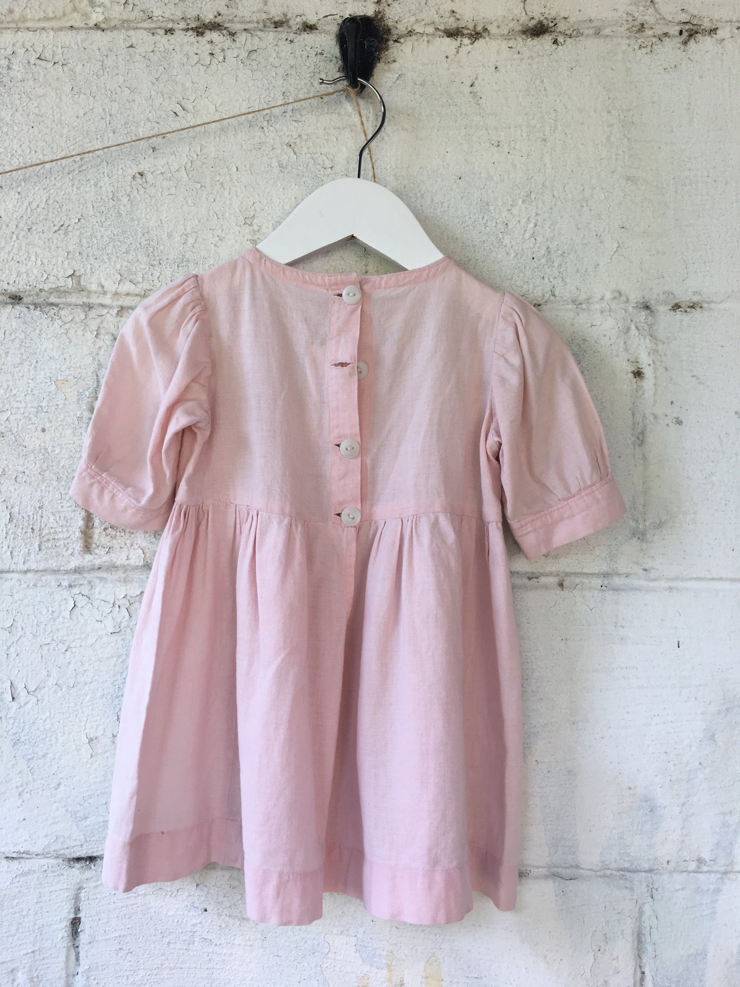 Baby Pink Cotton Dress