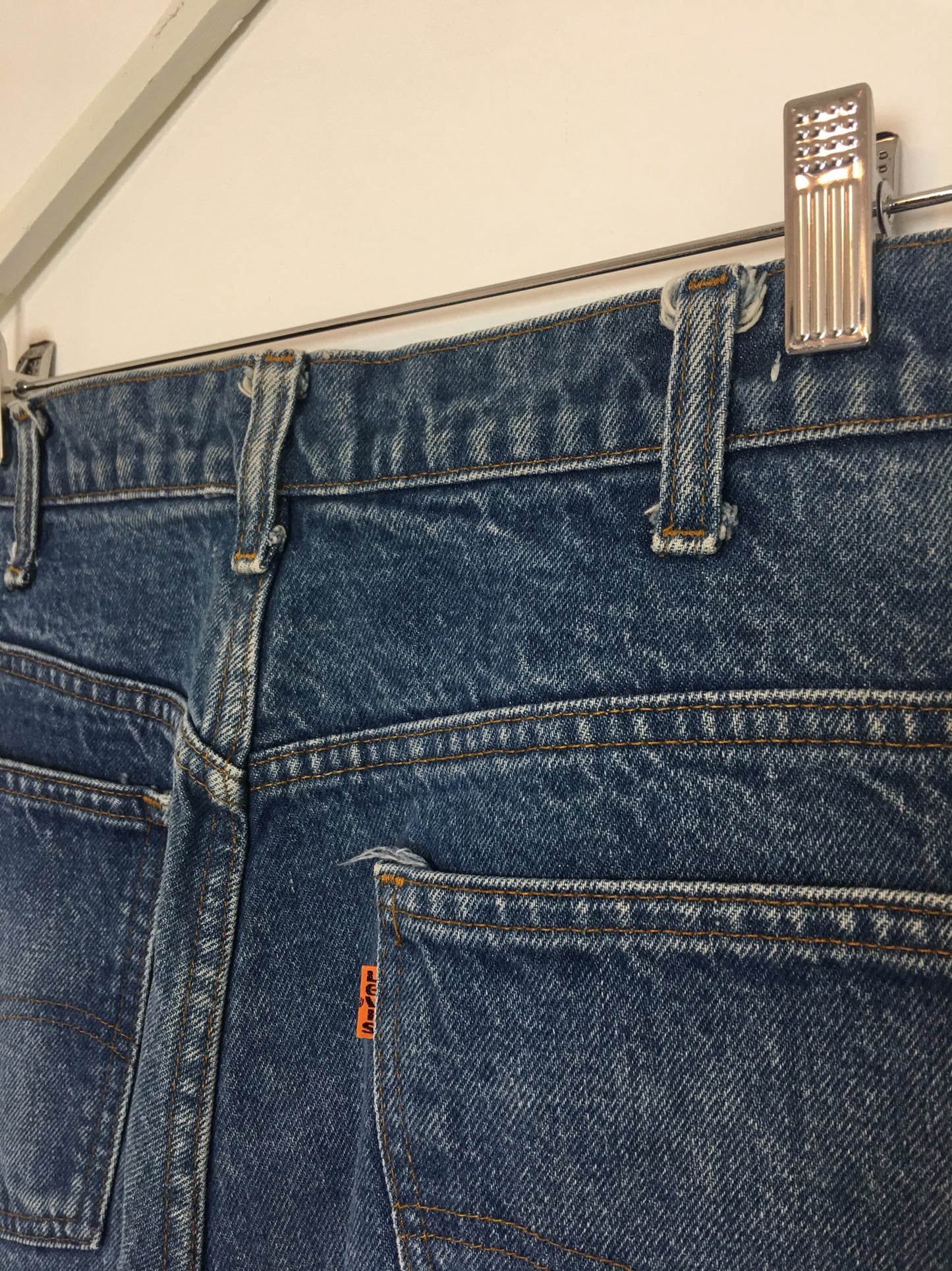 Medium Wash Levi Bells 34x29