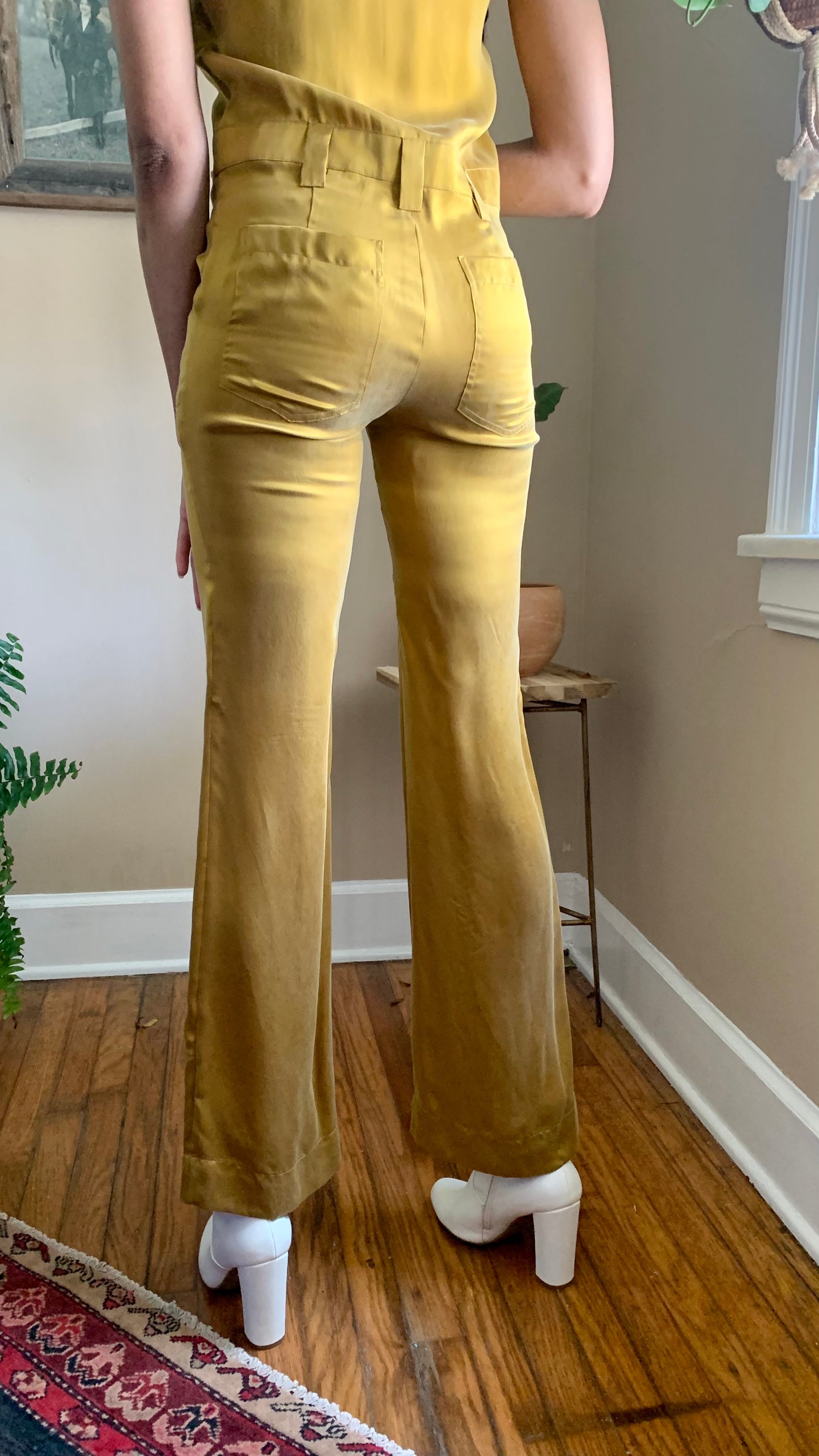 Gold Champagne Land of Distraction Jumpsuit (M)