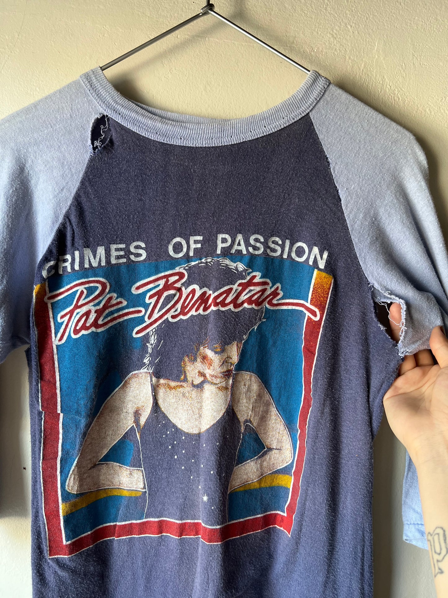 Vintage Pat Benatar Raglan Tee (S/M)