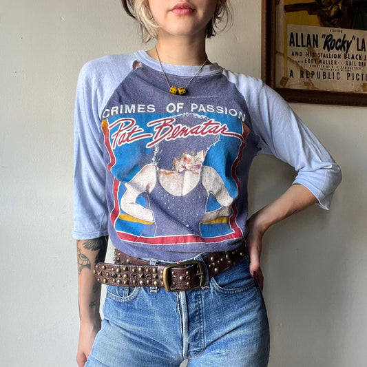 Vintage Pat Benatar Raglan Tee (S/M)