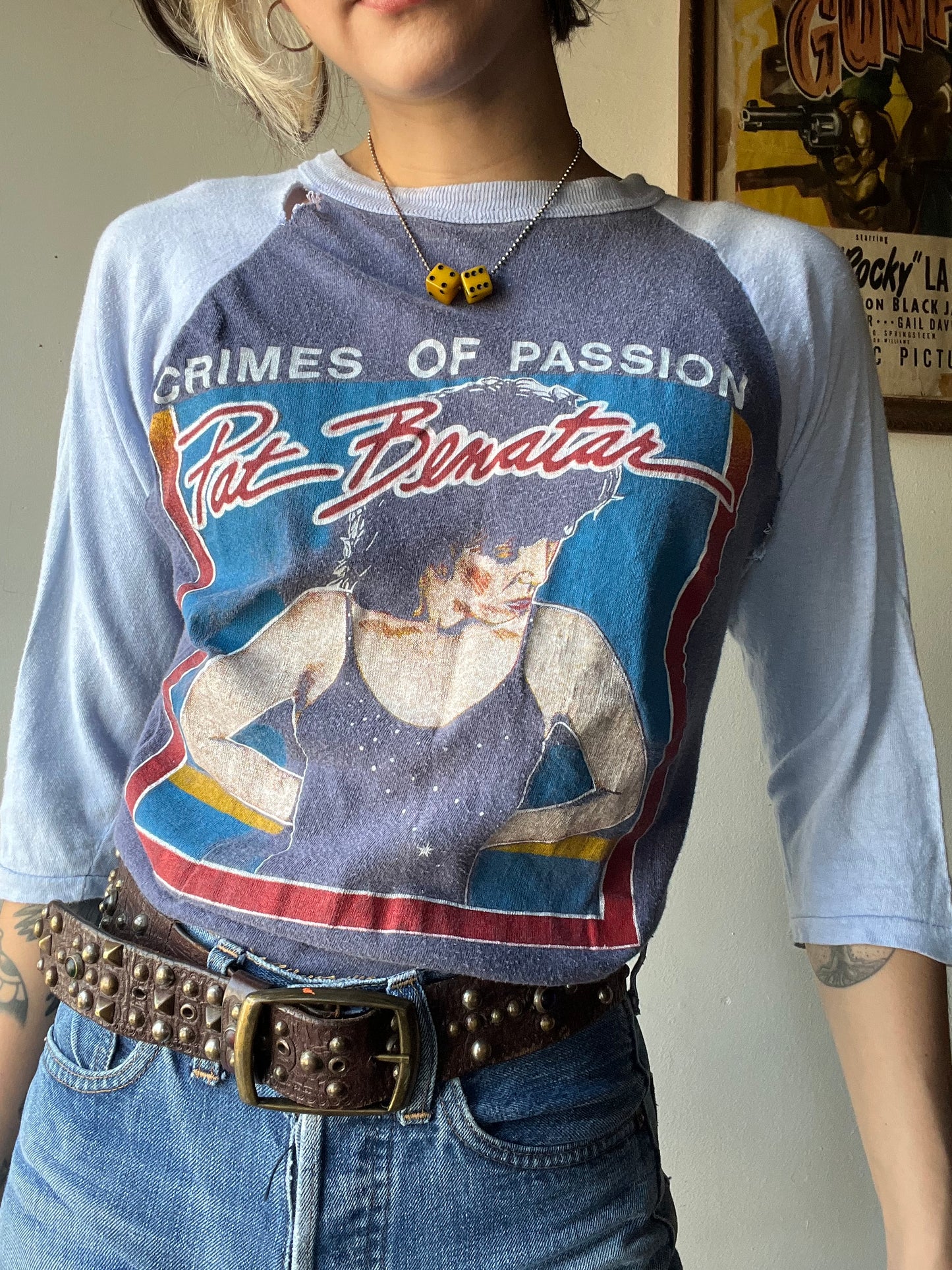 Vintage Pat Benatar Raglan Tee (S/M)