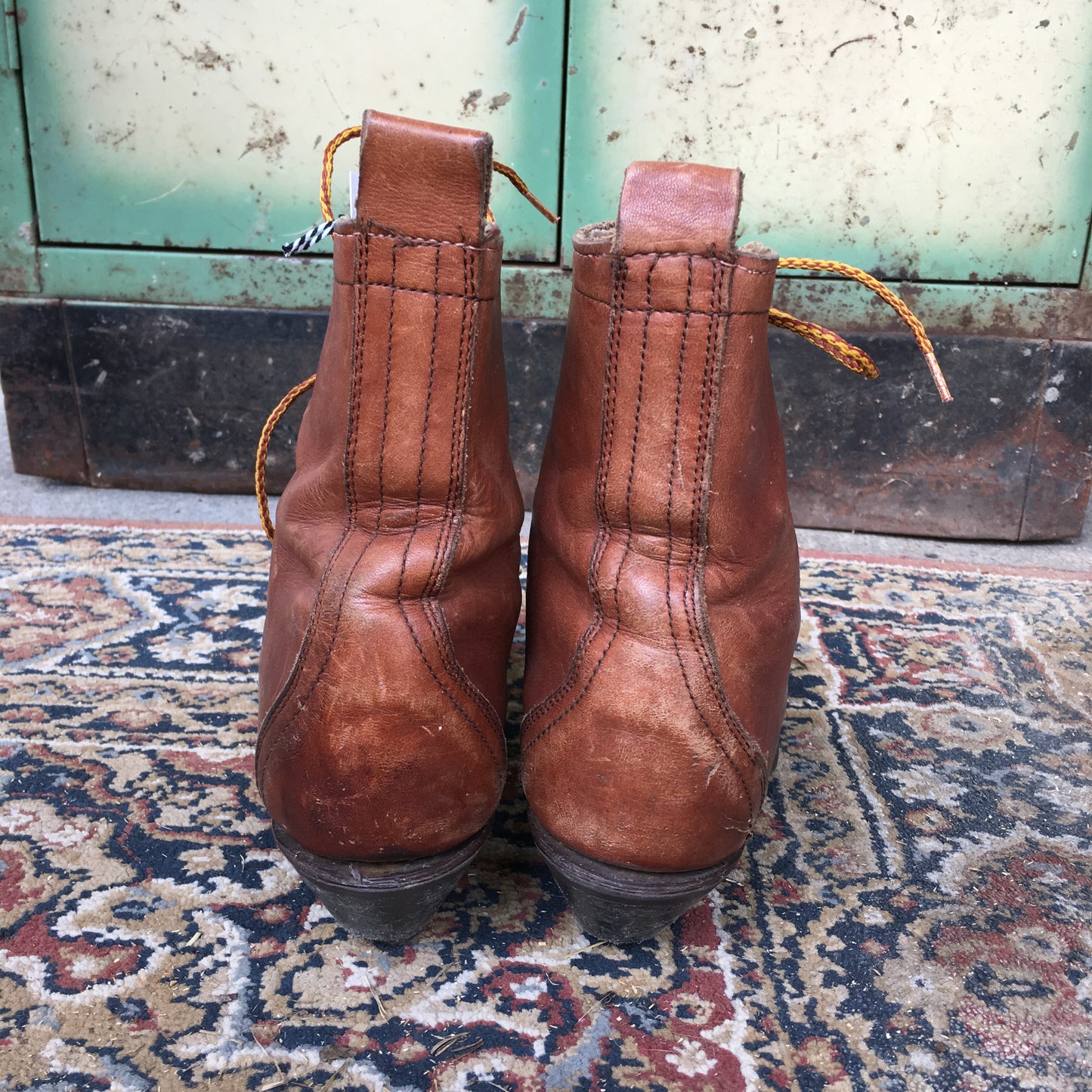Vintage Brown Pointed Roper Boots women's 6