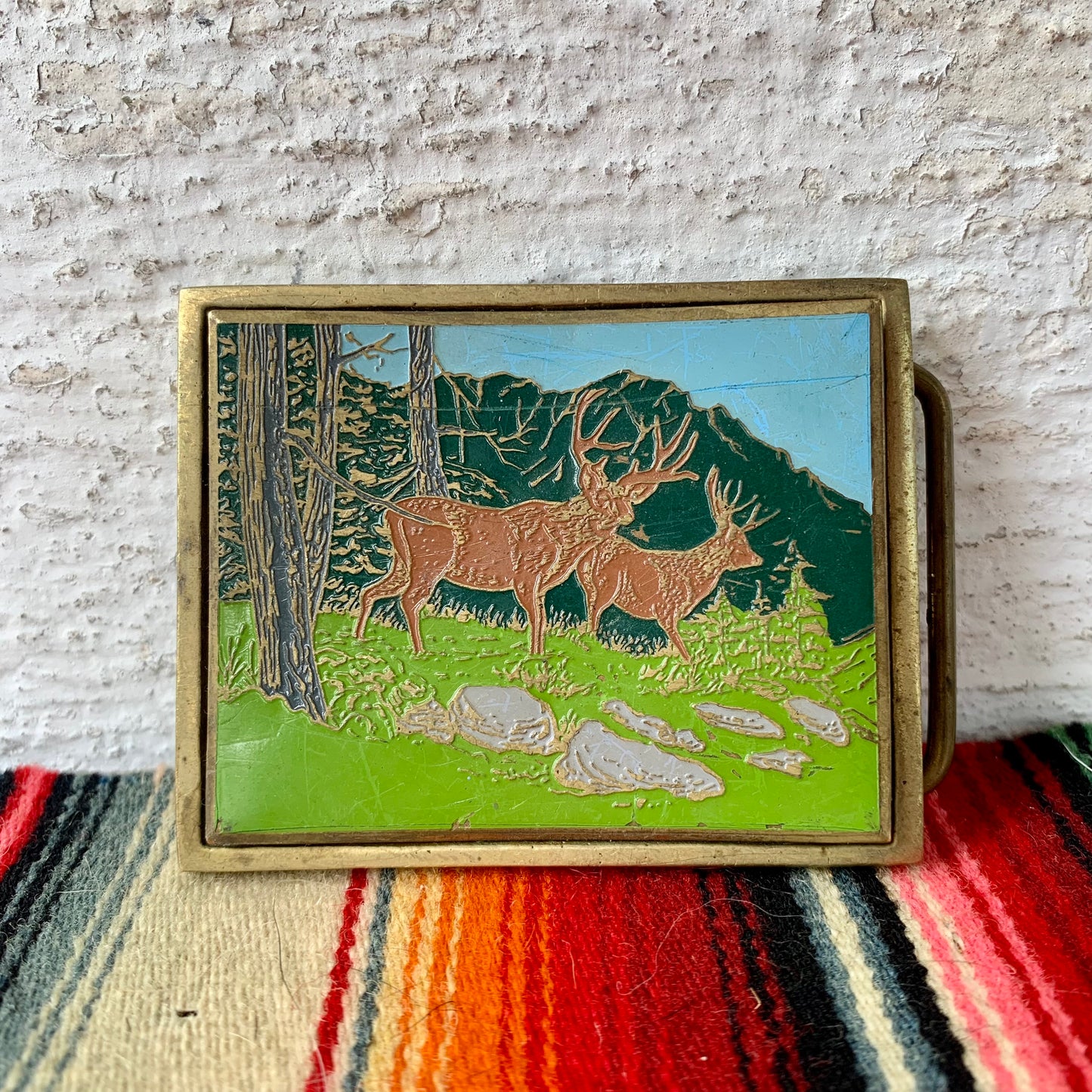 Scenic Deer Buckle -as is-