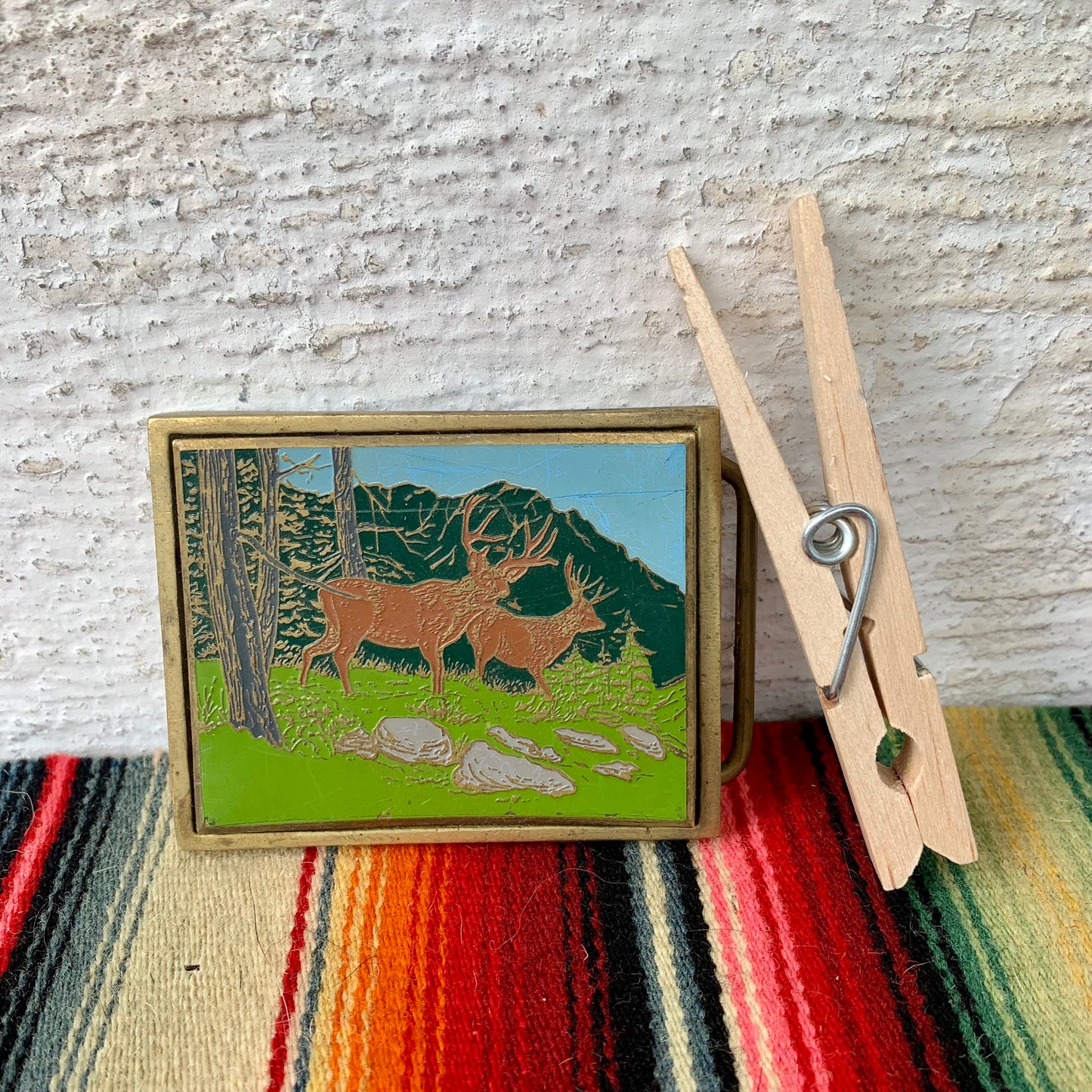 Scenic Deer Buckle -as is-