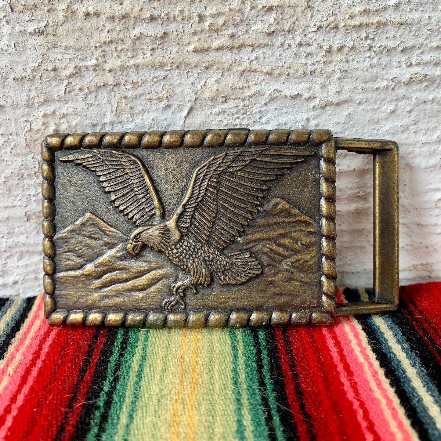 Bronze Tone Flying Eagle Buckle