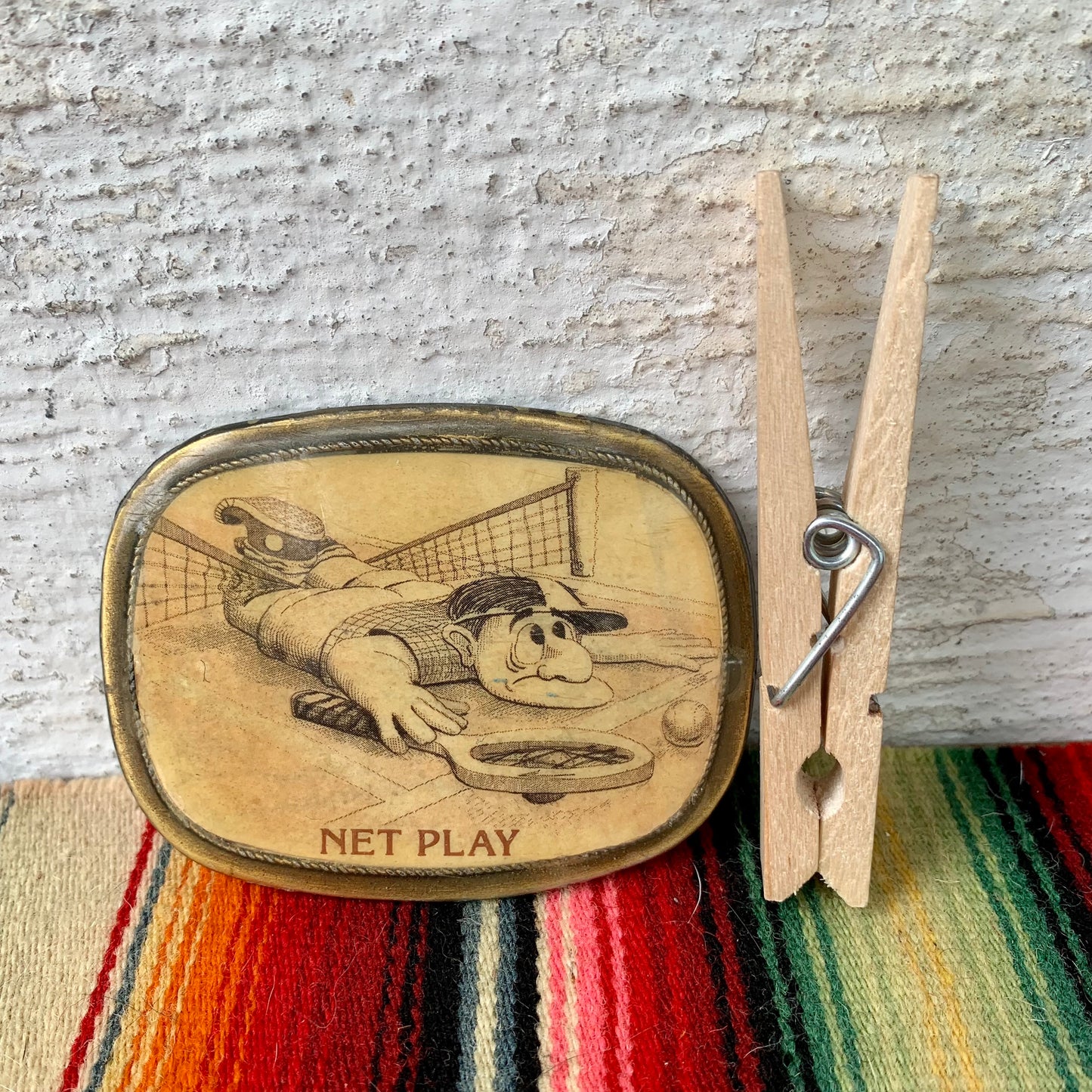 "Net Play" Buckle