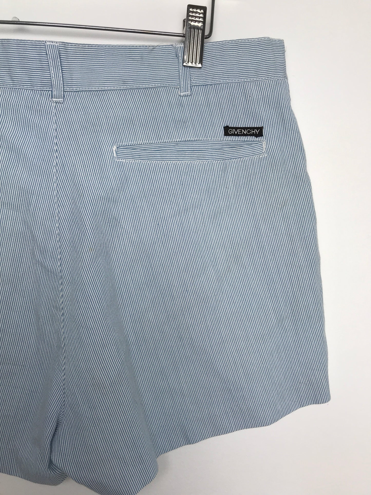 Vintage Givenchy Pinstripe Shorts size 32