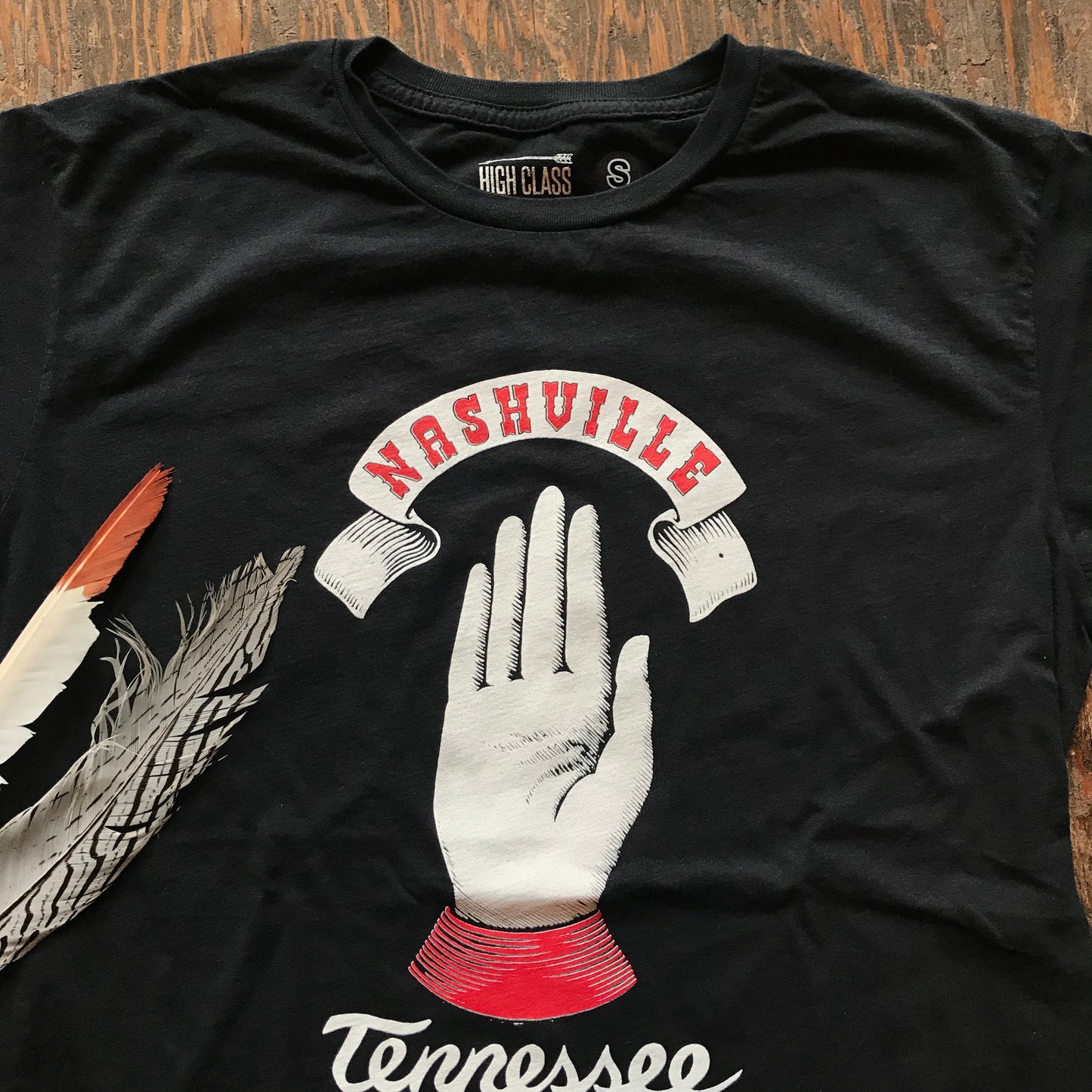 HCH Nashville Hand Tee's Black