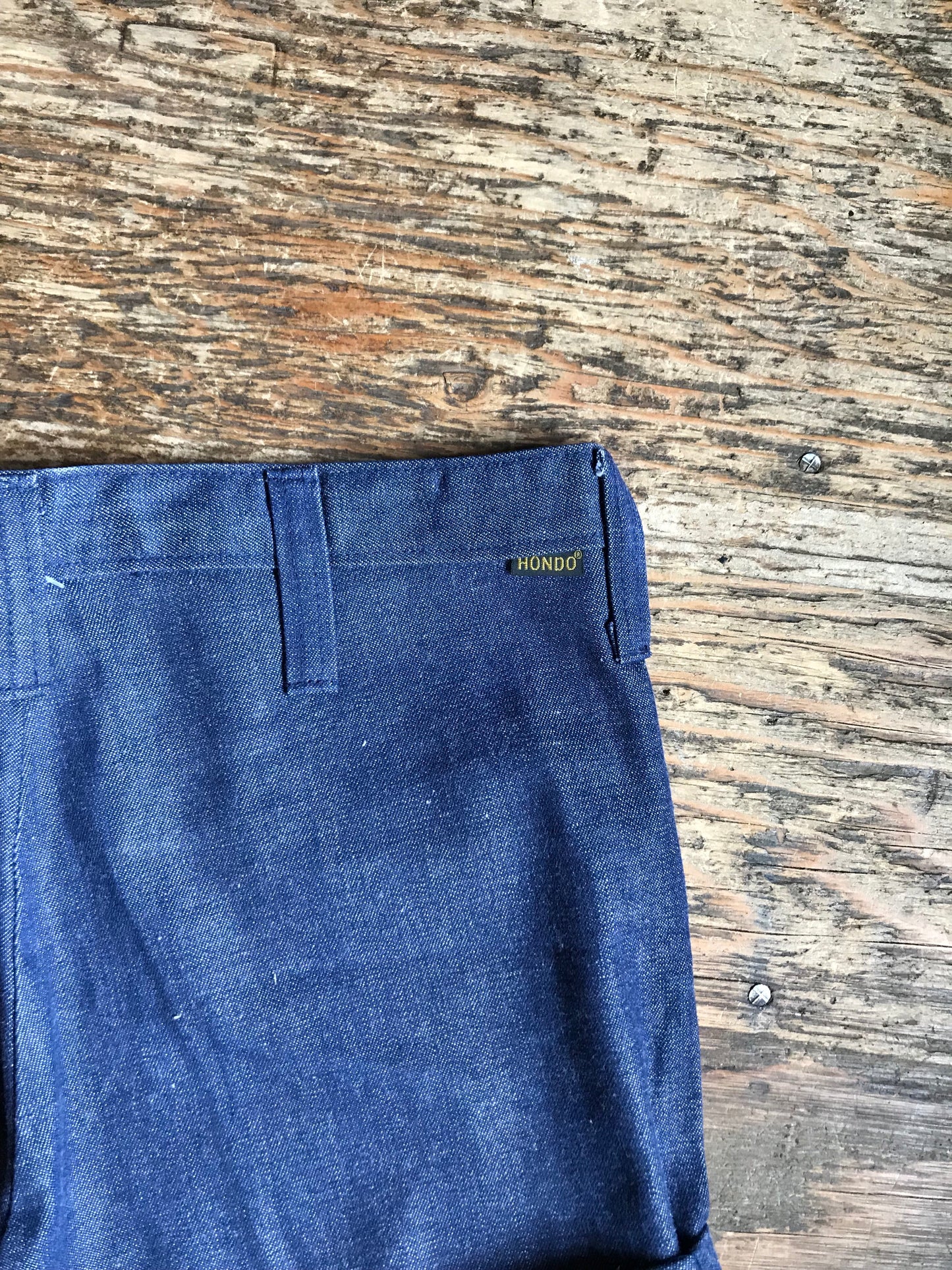 NOS Darkwash Chambray Shorts size 31