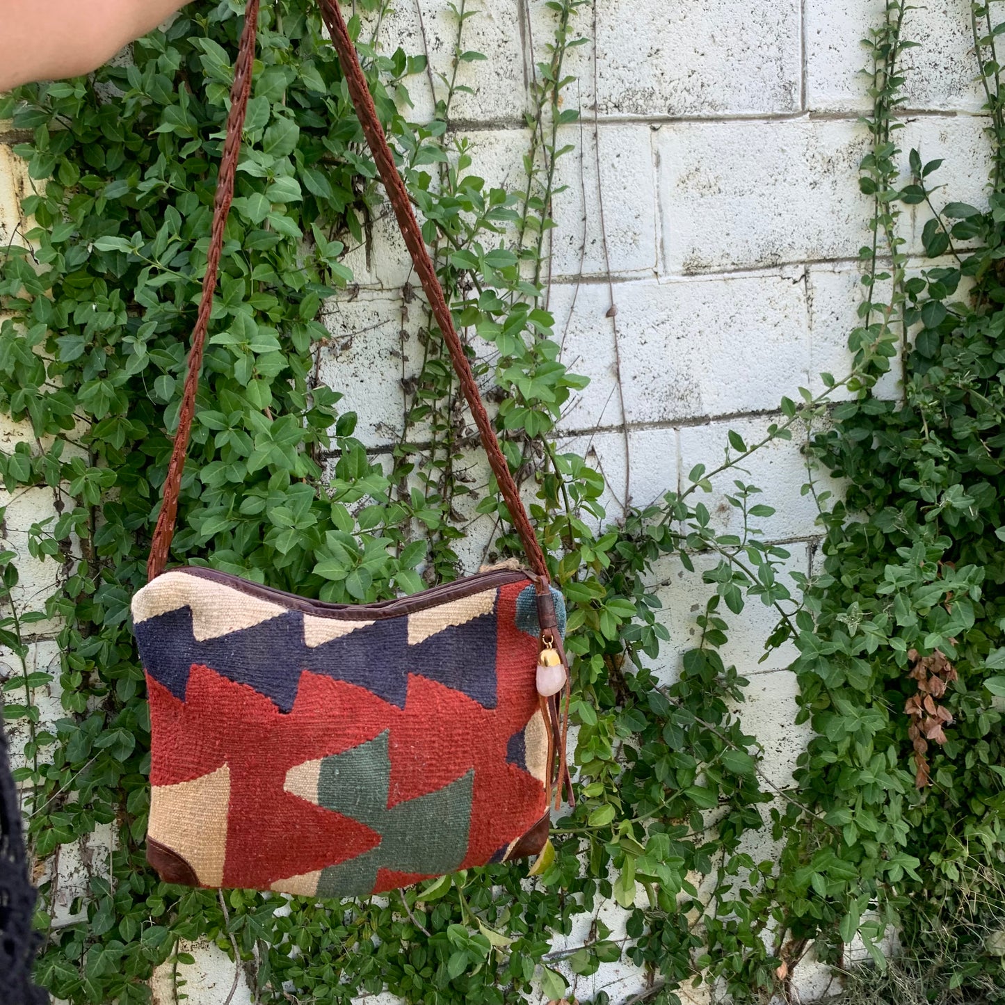 Vintage Kilim Wool Shoulder Bag