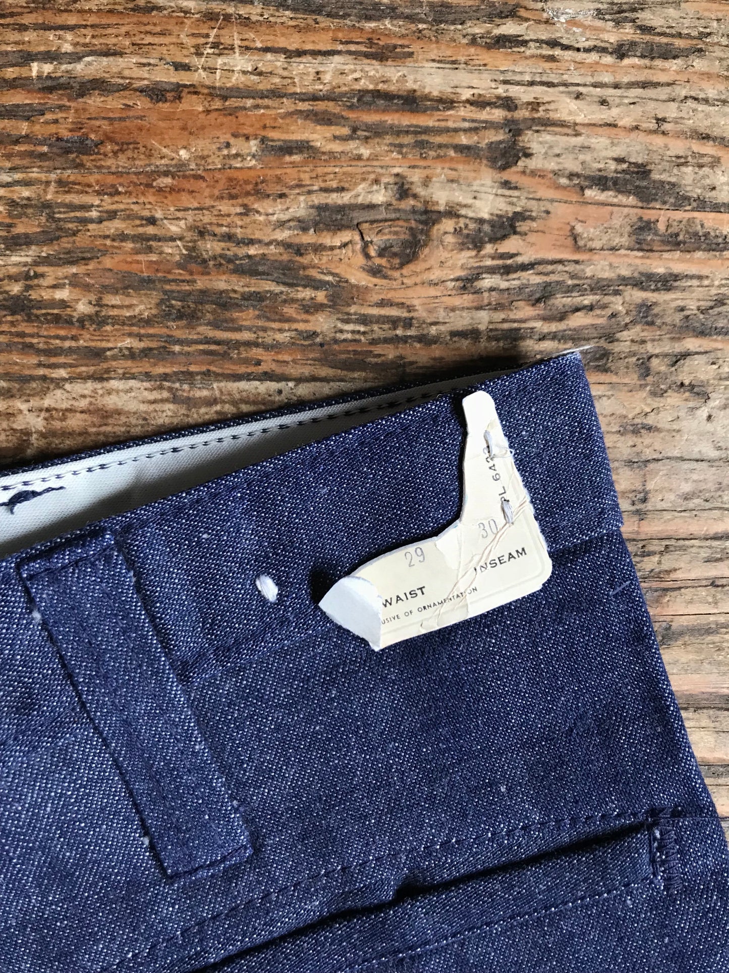 NOS Darkwash Chambray Shorts size 31