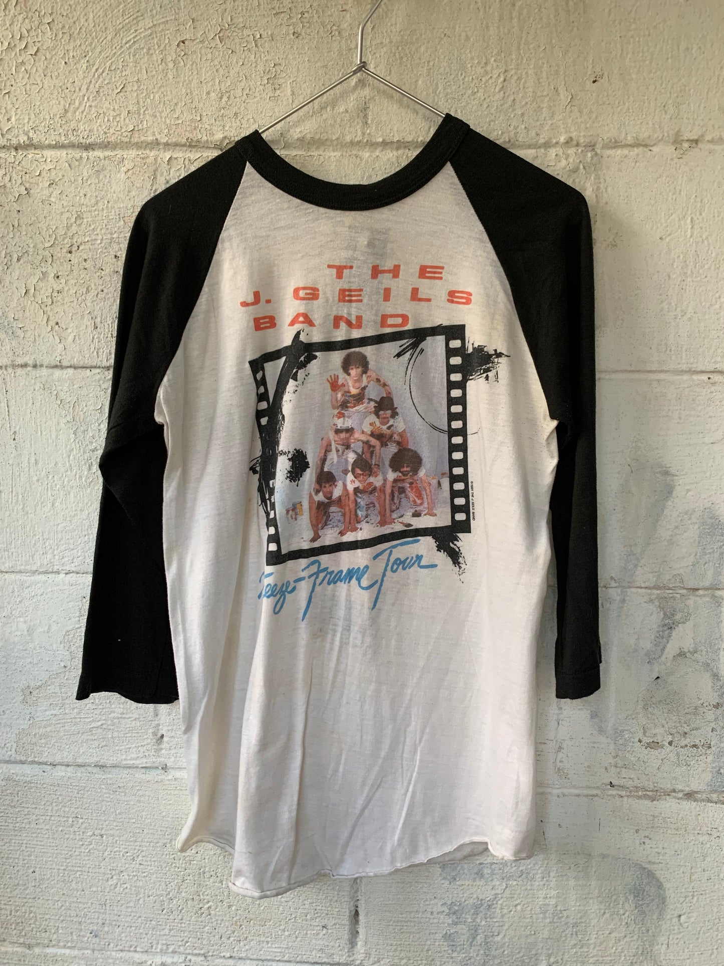 80s J. Geils Band Raglan Tee