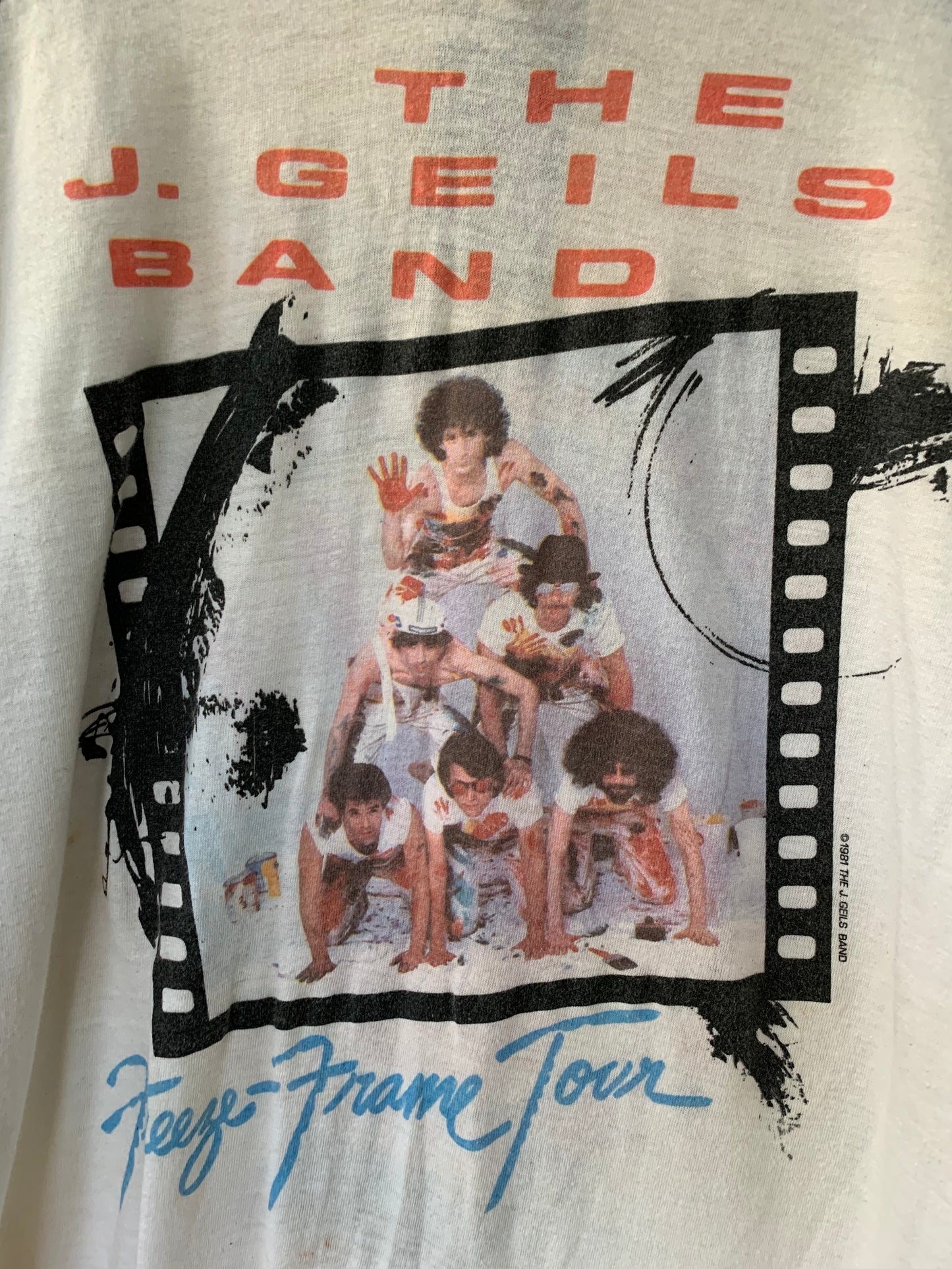 80s J. Geils Band Raglan Tee