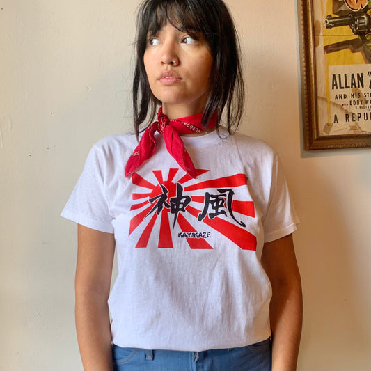 Vtg. Kamikaze Rising Sun Tee (M)