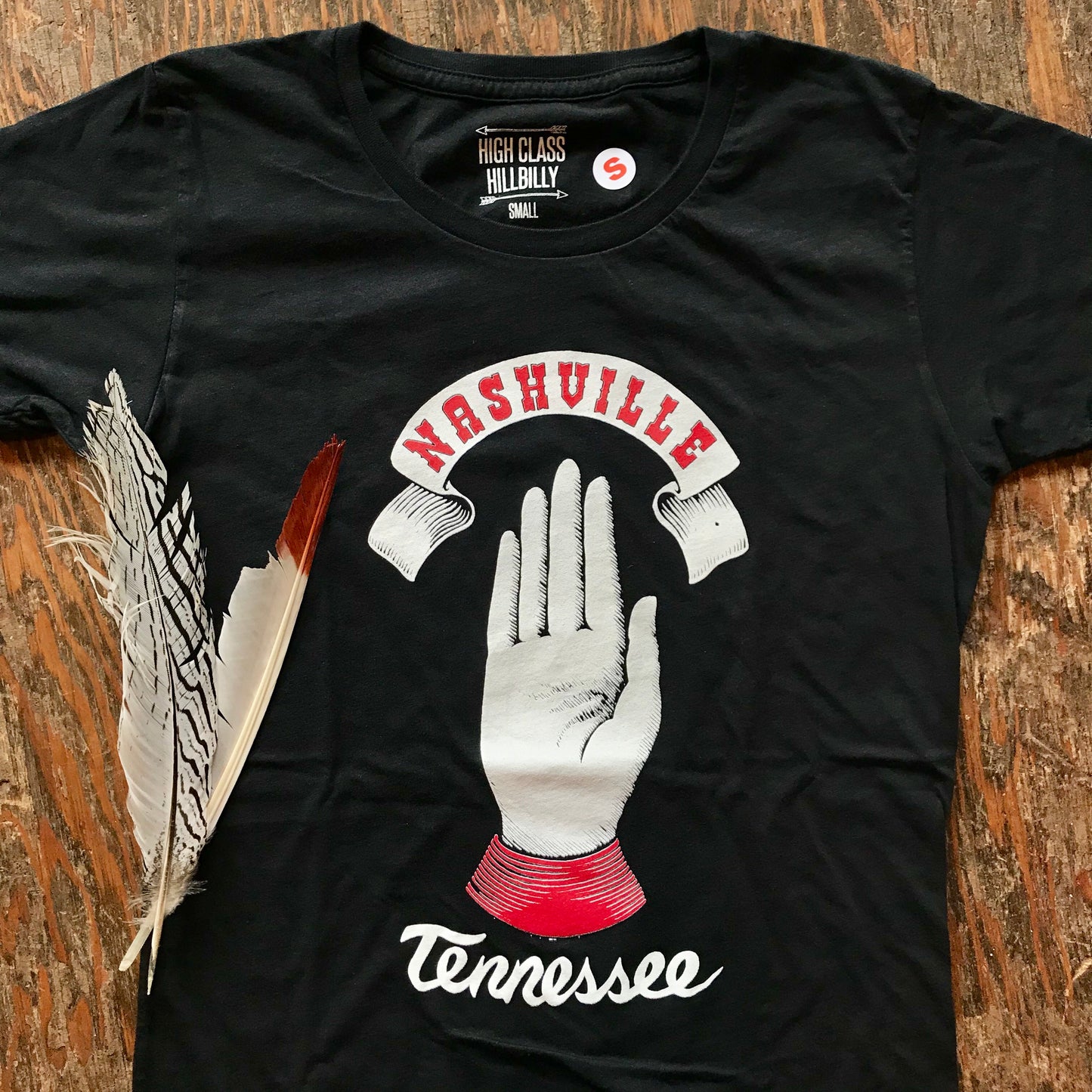 HCH Nashville Hand Tee's Black