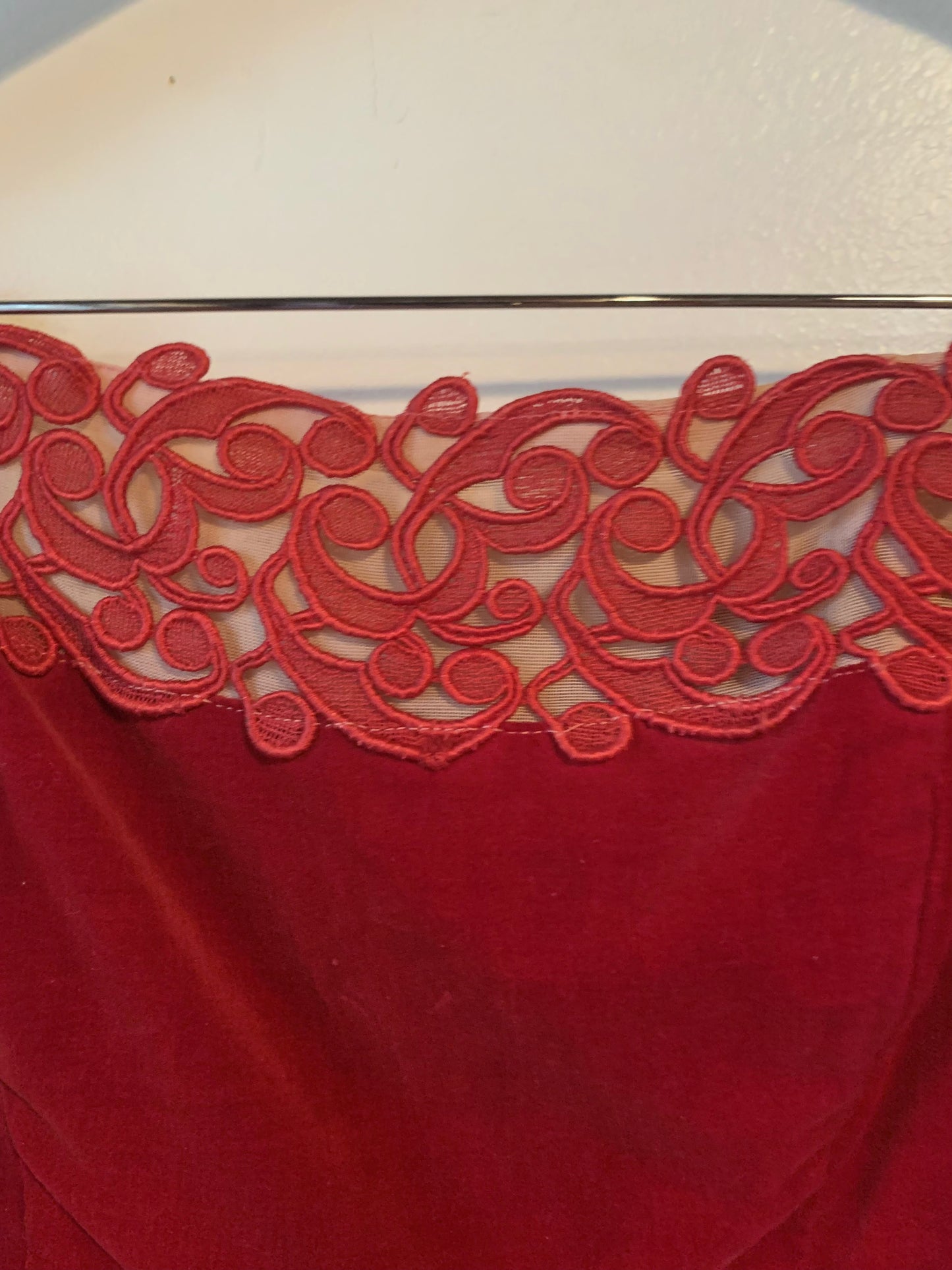 1950s Red Velvet 2-pc valentine set ( XS)