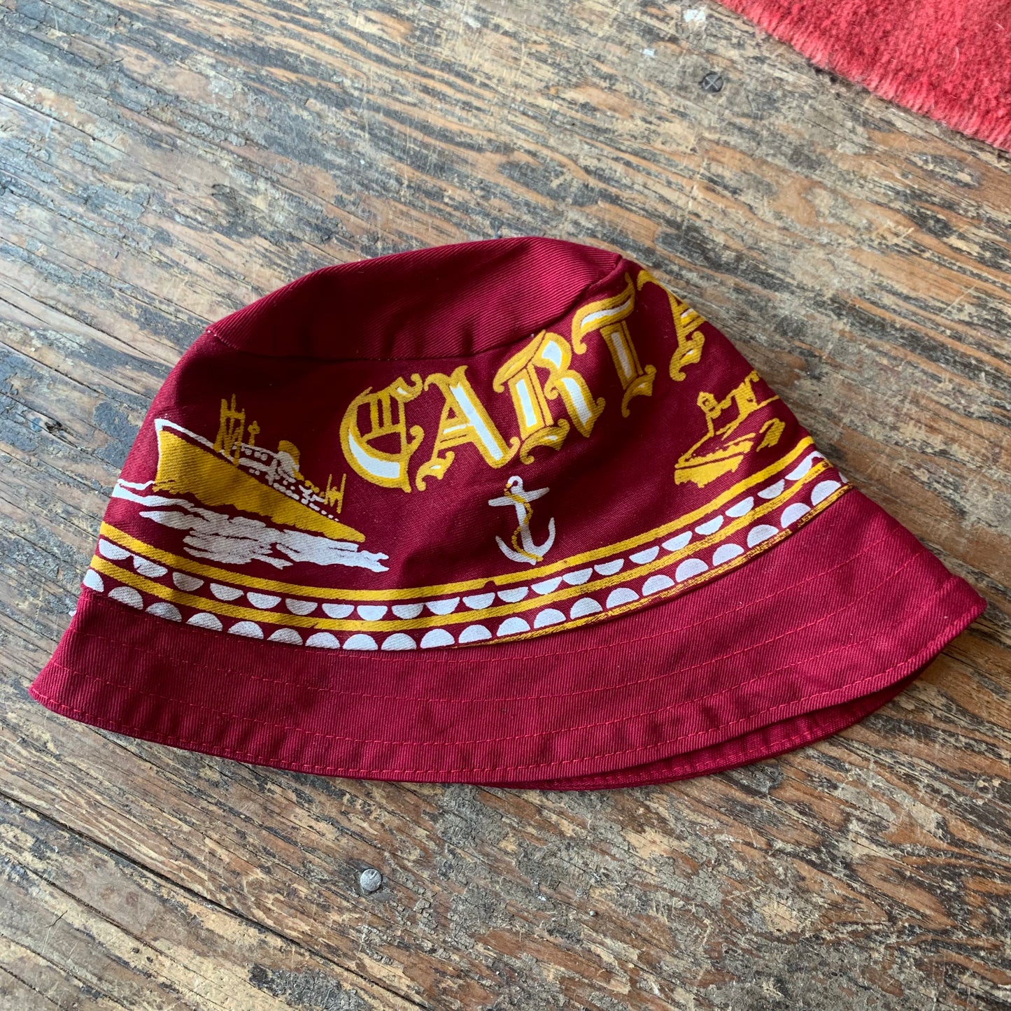 Vtg. "Cartagena" Bucket Hat