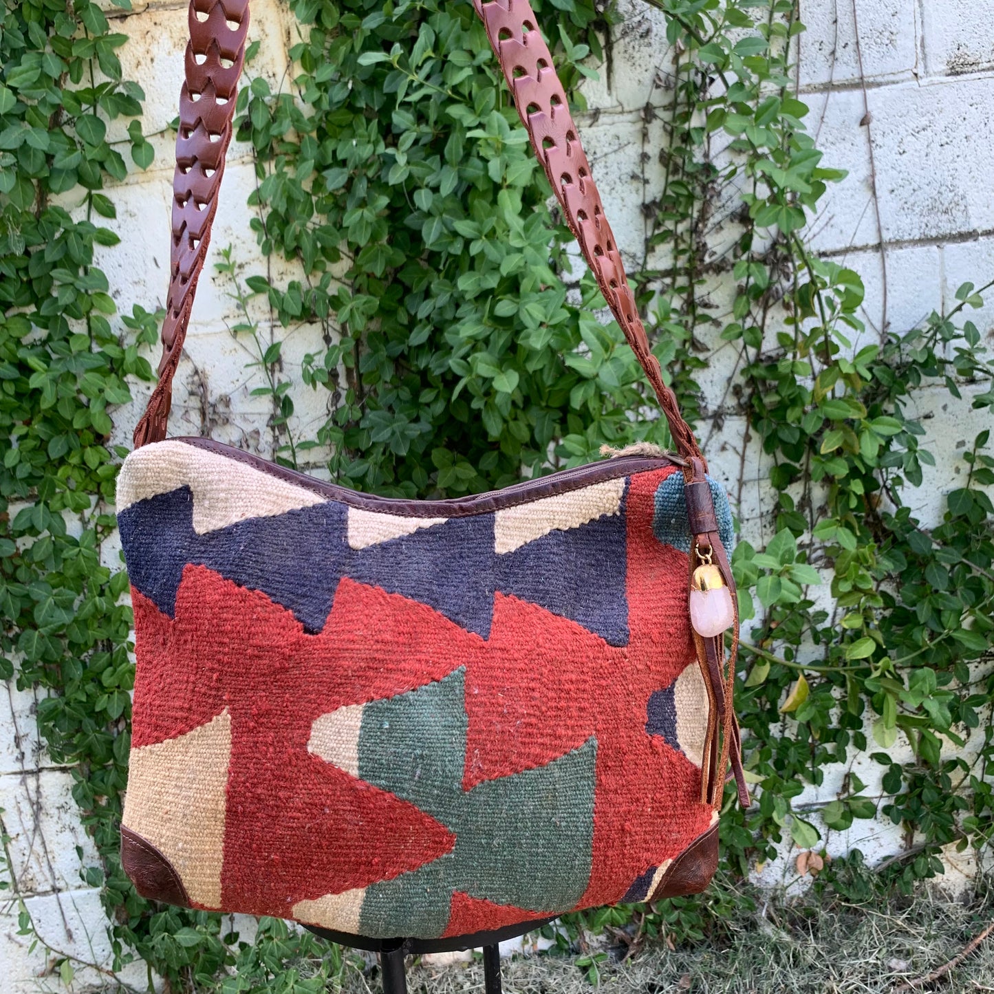 Vintage Kilim Wool Shoulder Bag