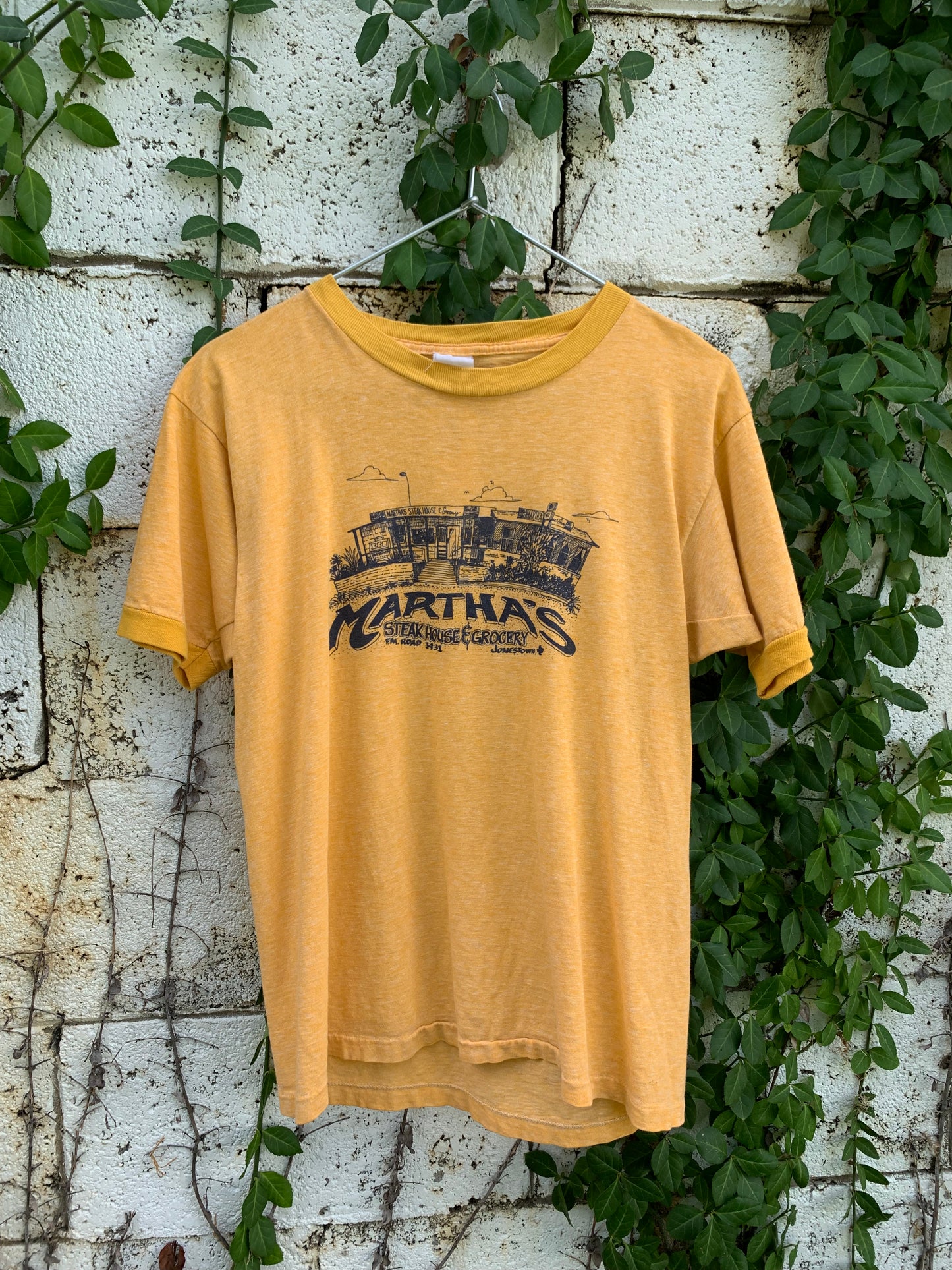 Vtg. Martha's Steakhouse Tee