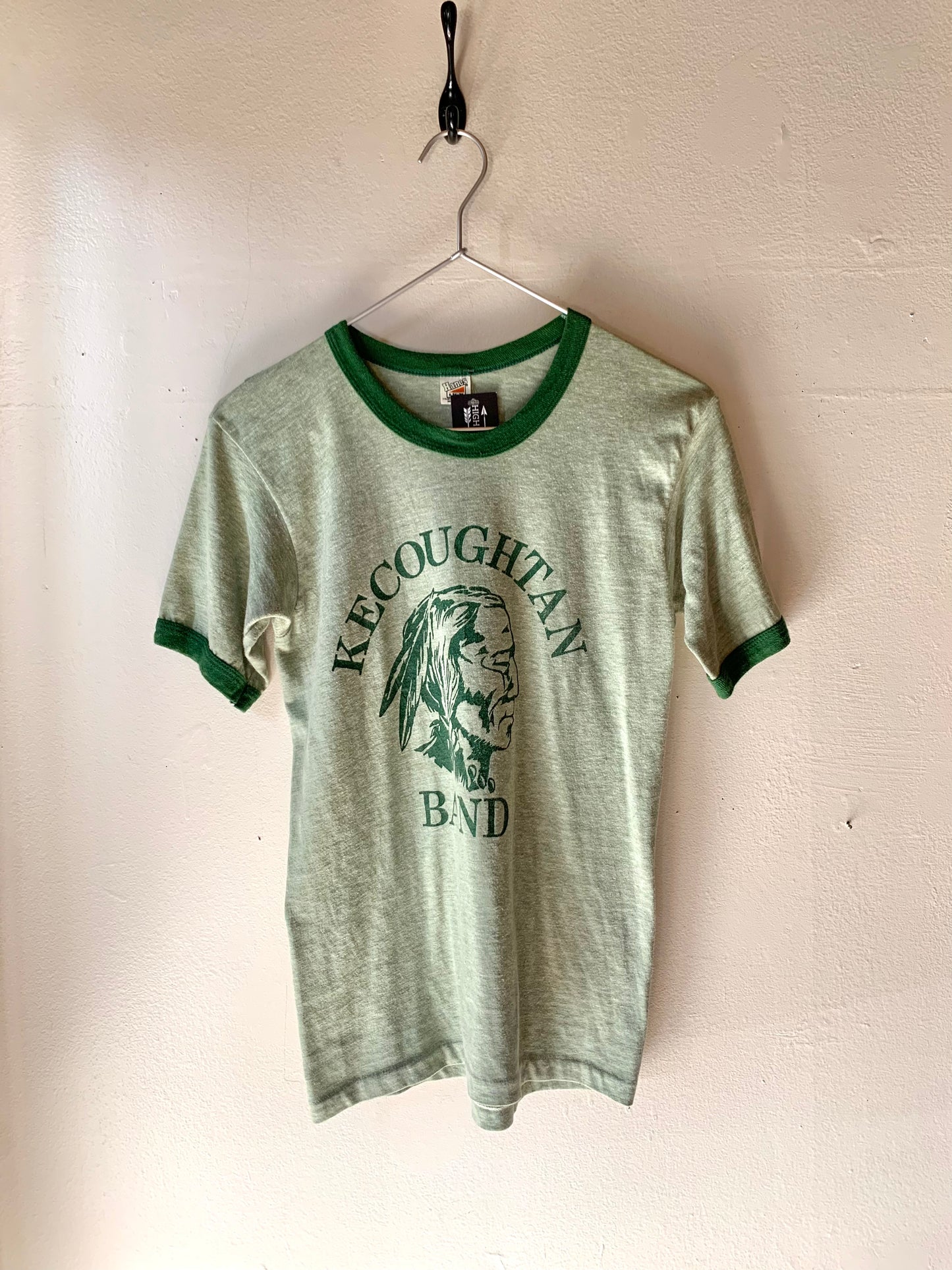 Vtg. Kecoughtan Band Ringer Tee (S)