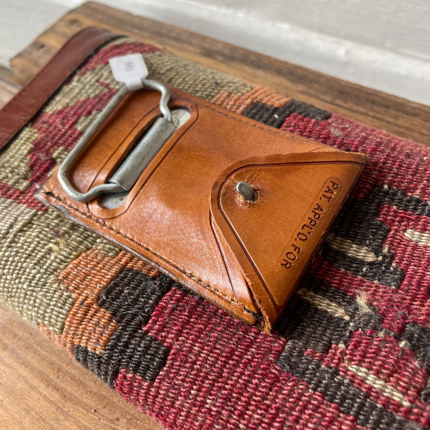 Tooled Leather Stallion Buckle