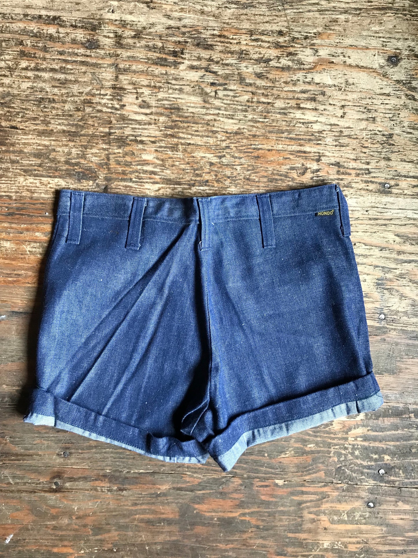 NOS Darkwash Chambray Shorts size 31