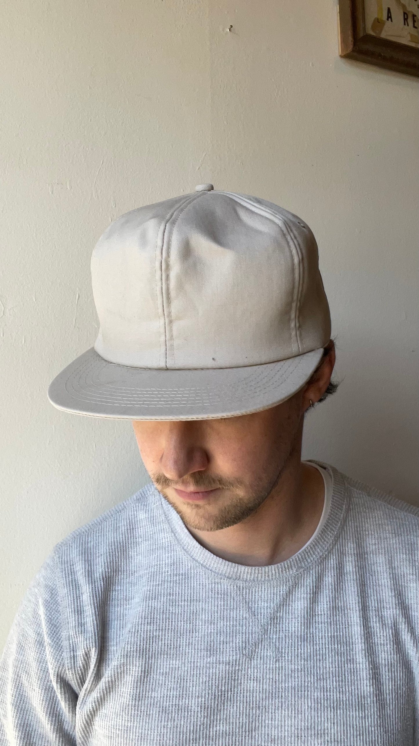 Vtg. Beige Deadstock Hat