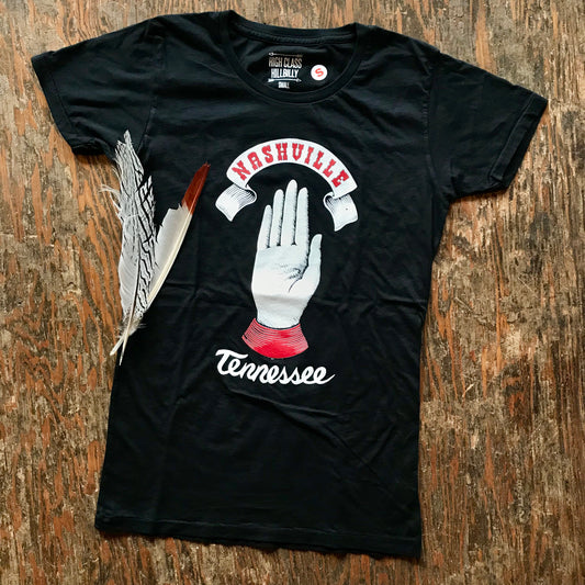 HCH Nashville Hand Tee's Black